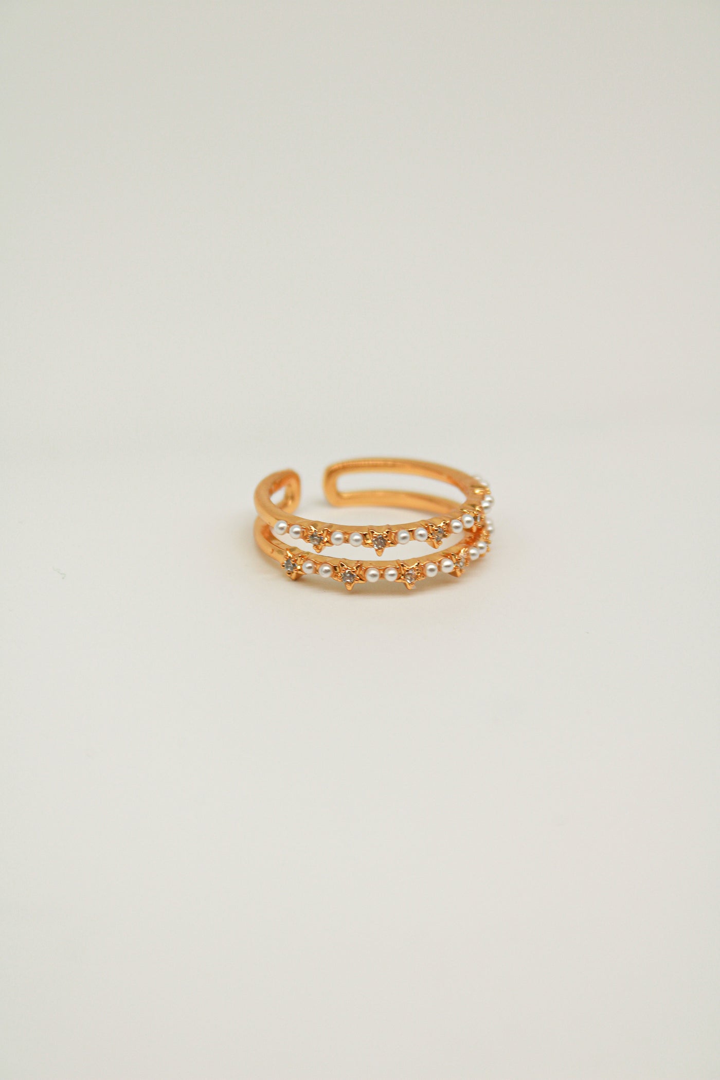 Daine Mini Pearl layer Ring - Gold