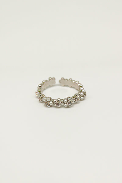 Floral Ring - Silver