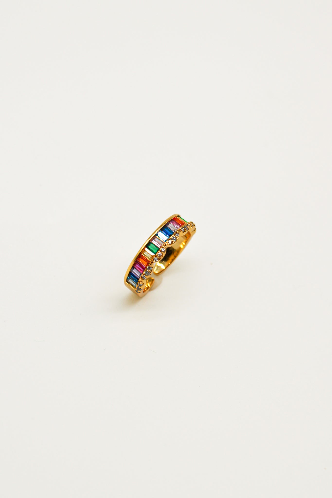 Rainbow crystal Ring