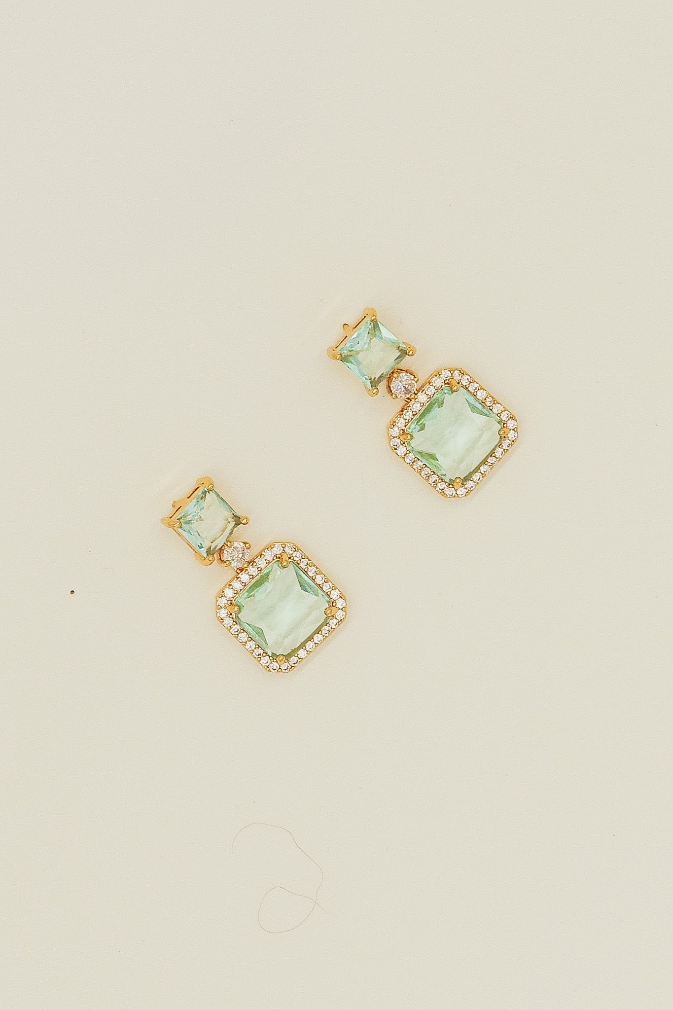 Jane  Blue Crystal  Earrings