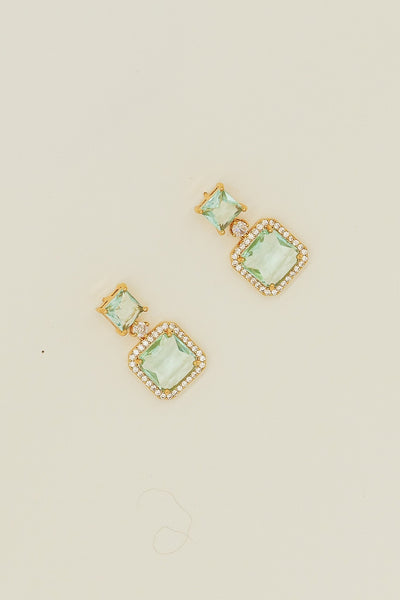 Jane  Blue Crystal  Earrings