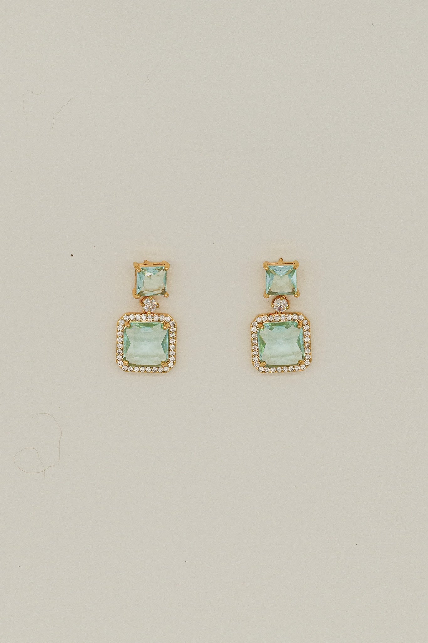 Jane  Blue Crystal  Earrings