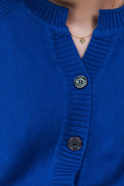 Cashmere Cardigan - Royal Blue