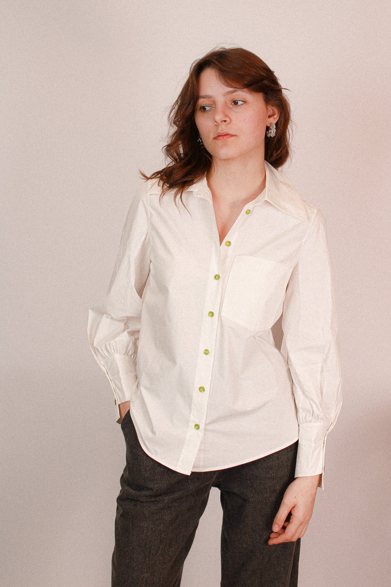 Ahkeke Signature White Cotton Shirt