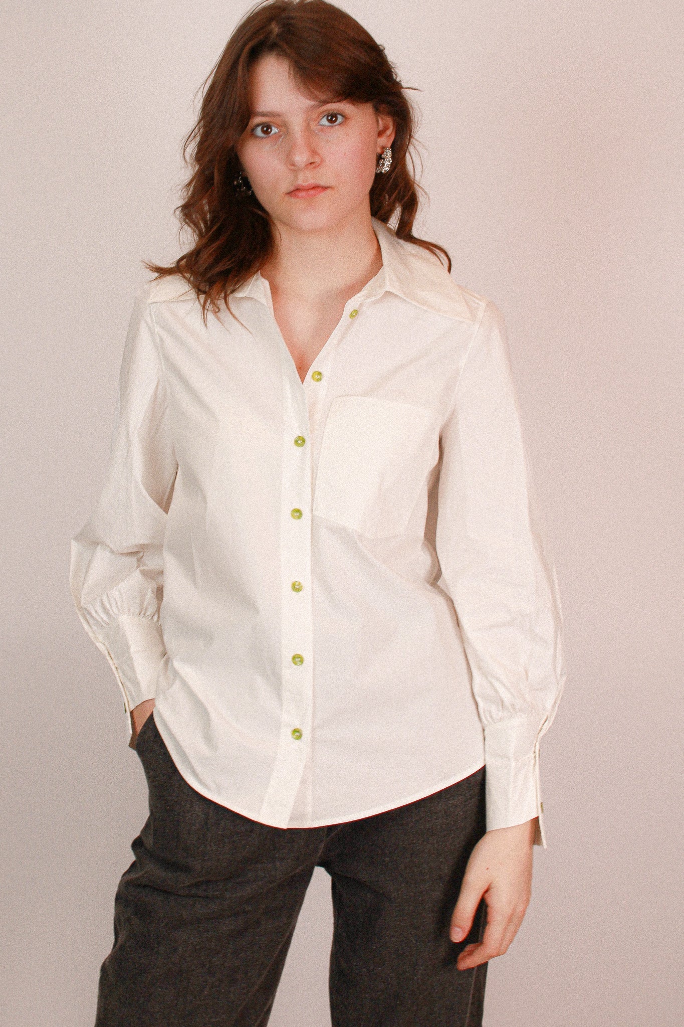 Ahkeke Signature White Cotton Shirt