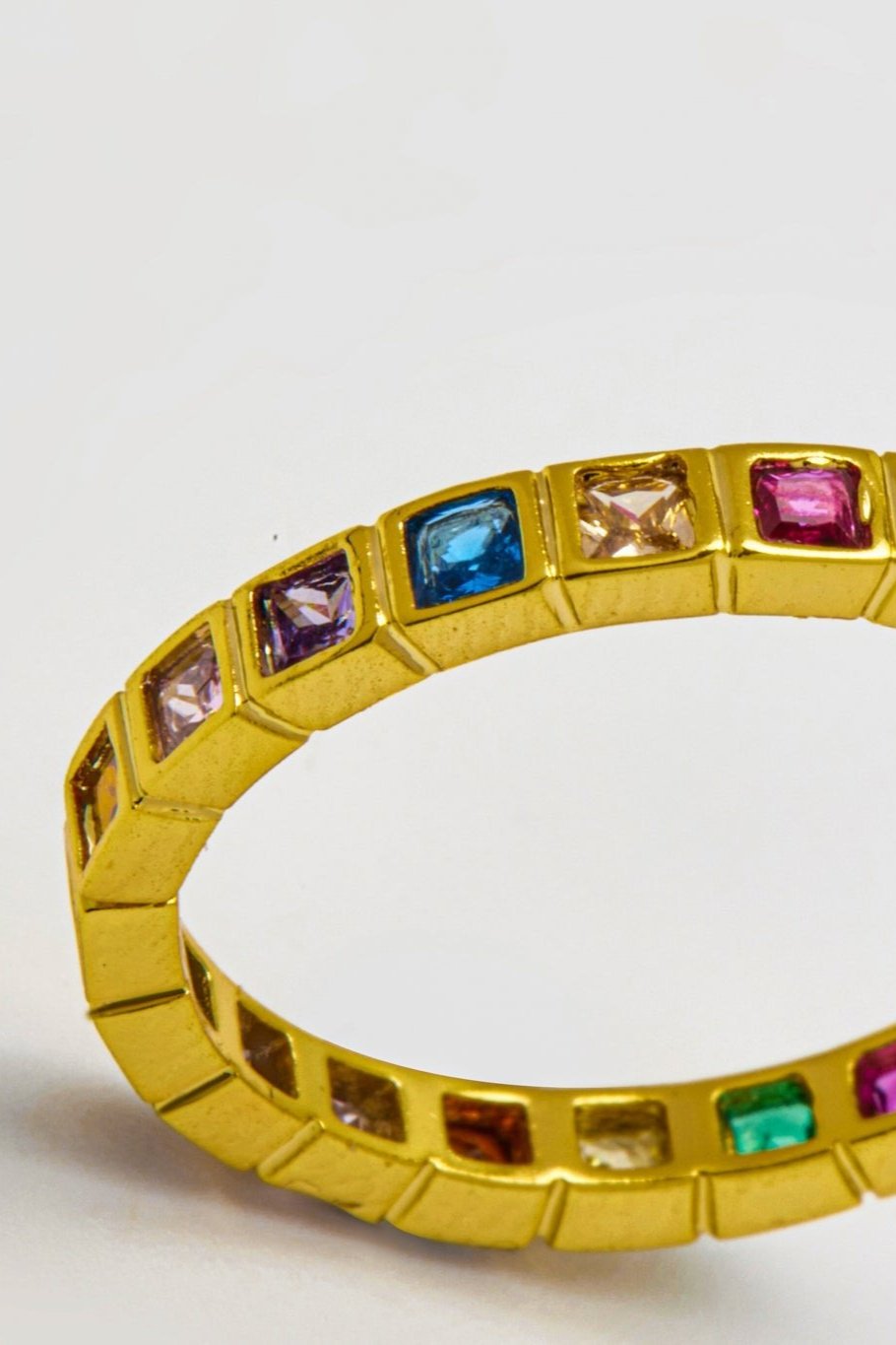 Aurora Rainbow Gold Ring