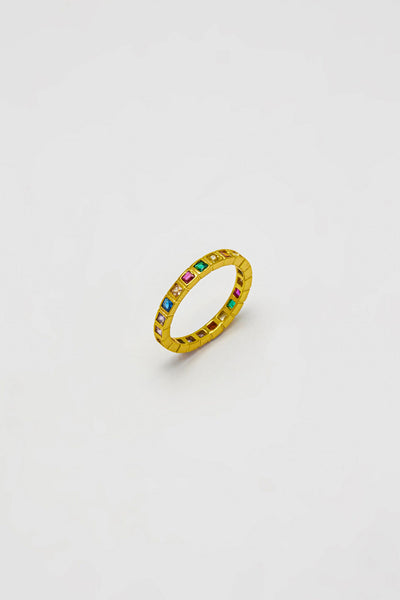 Aurora Rainbow Gold Ring