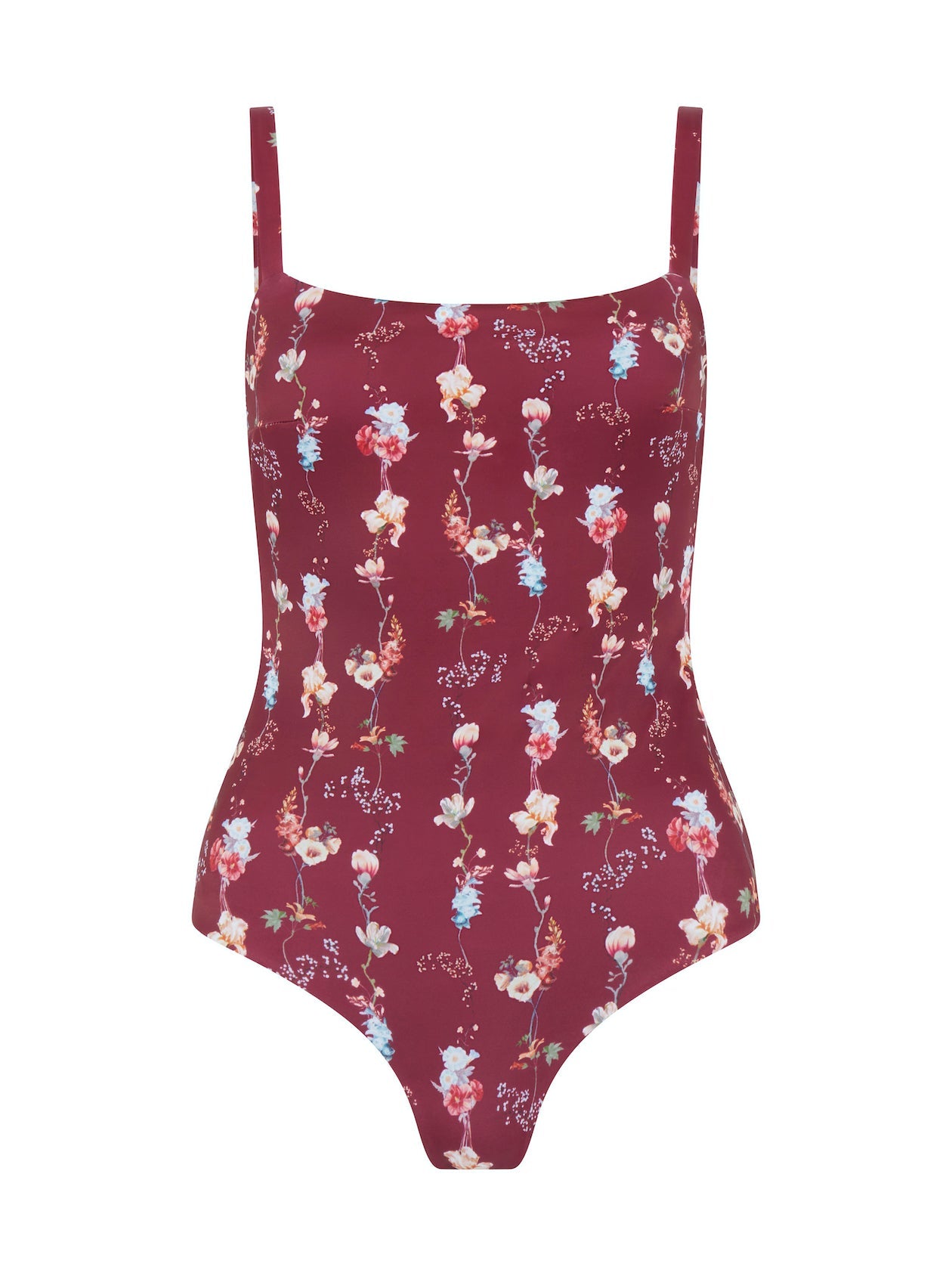 Shona Minimal Swimsuit Burgundy