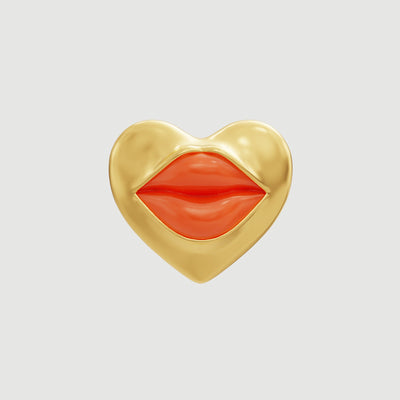 Love Lips Rouge Earring - Gold