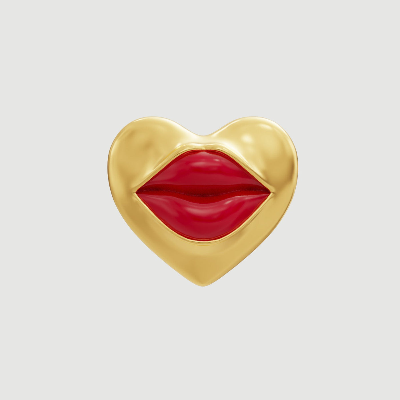 Love Lips Rouge Earring - Gold