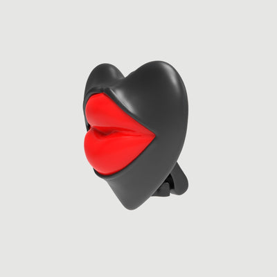 Love Lips Rouge Earring - Rhodium