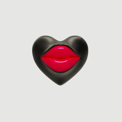 Love Lips Rouge Earring - Rhodium