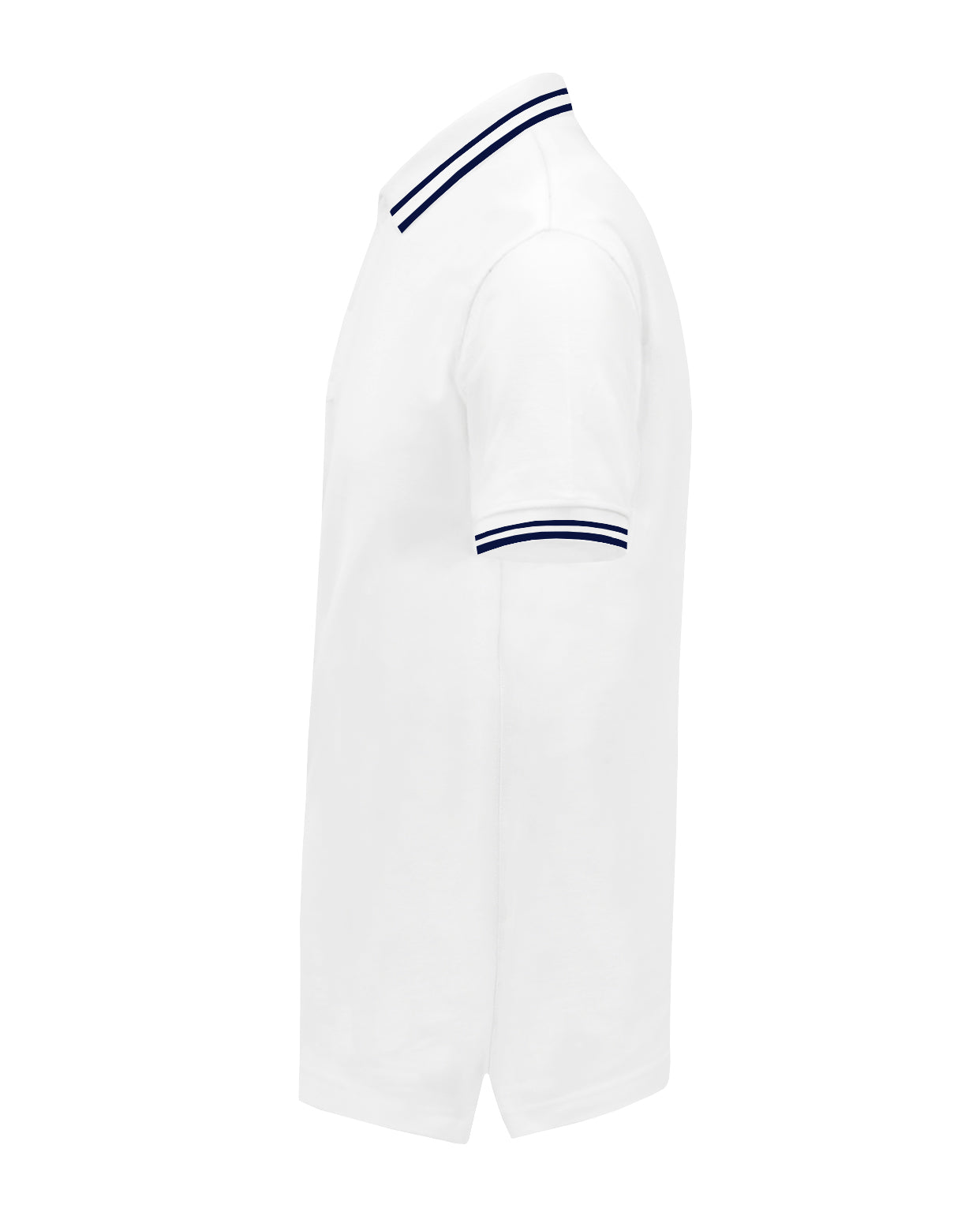 NC POLO CLASSIC FIT - WHITE/BLUE - Noah Christian 