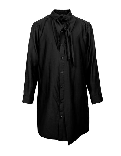 Deconstructing the Aristocratic Collar Long Panel Shirt