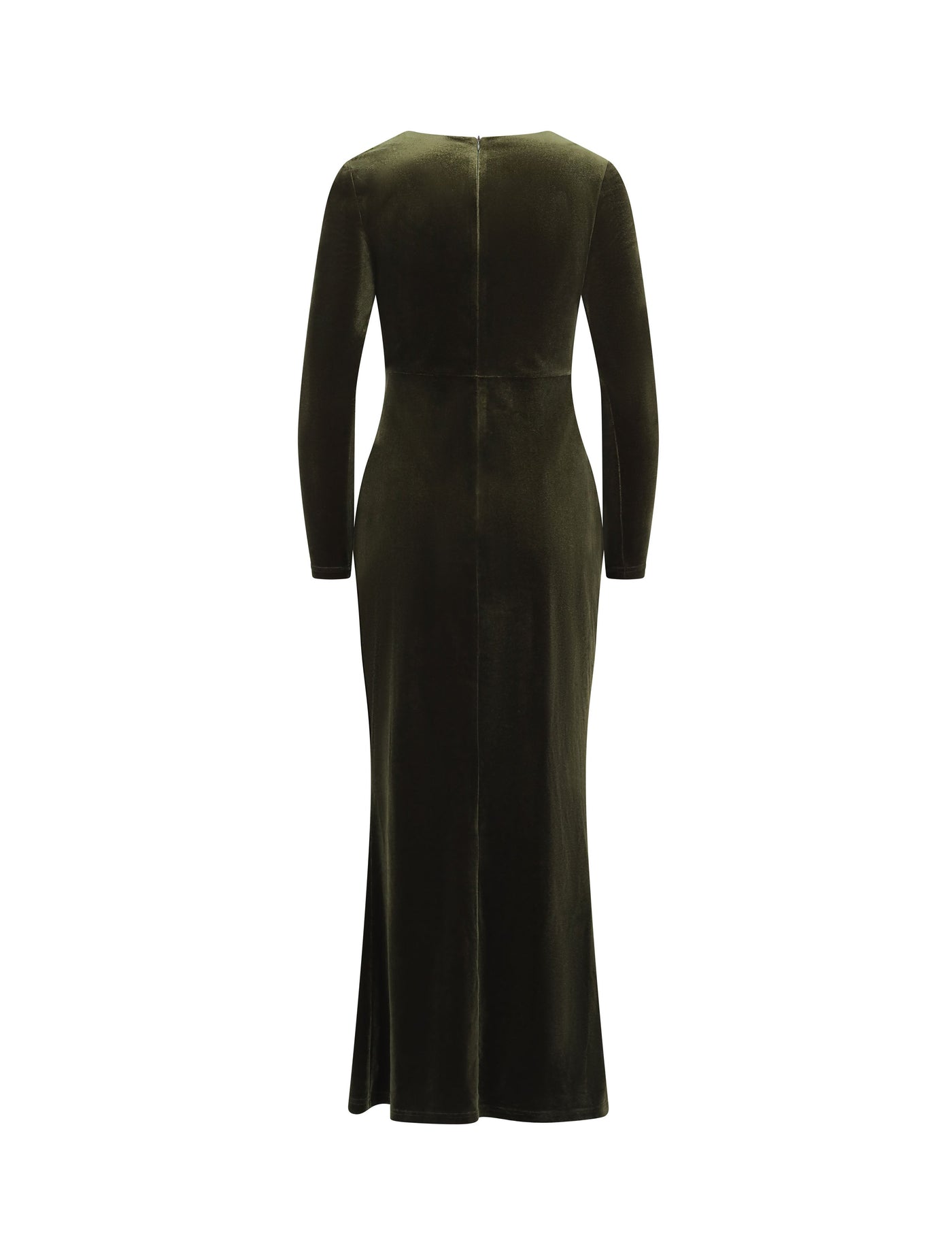 WOMENS VELVET MAXI DRESS