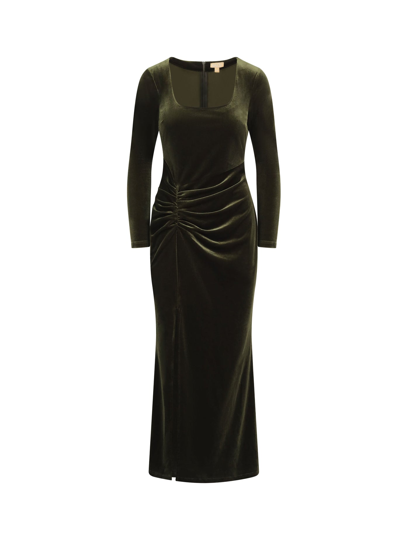 WOMENS VELVET MAXI DRESS