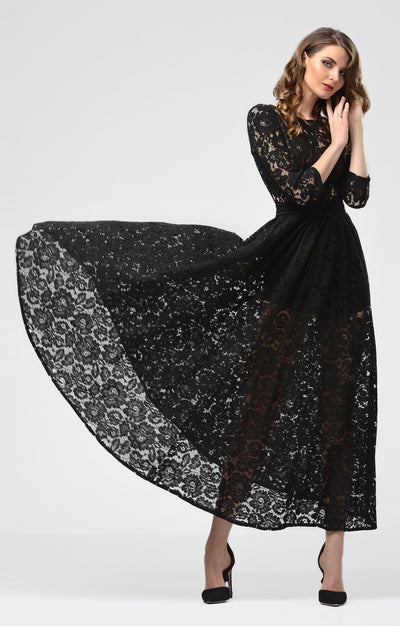 Lace dress "Vicktoria" Black