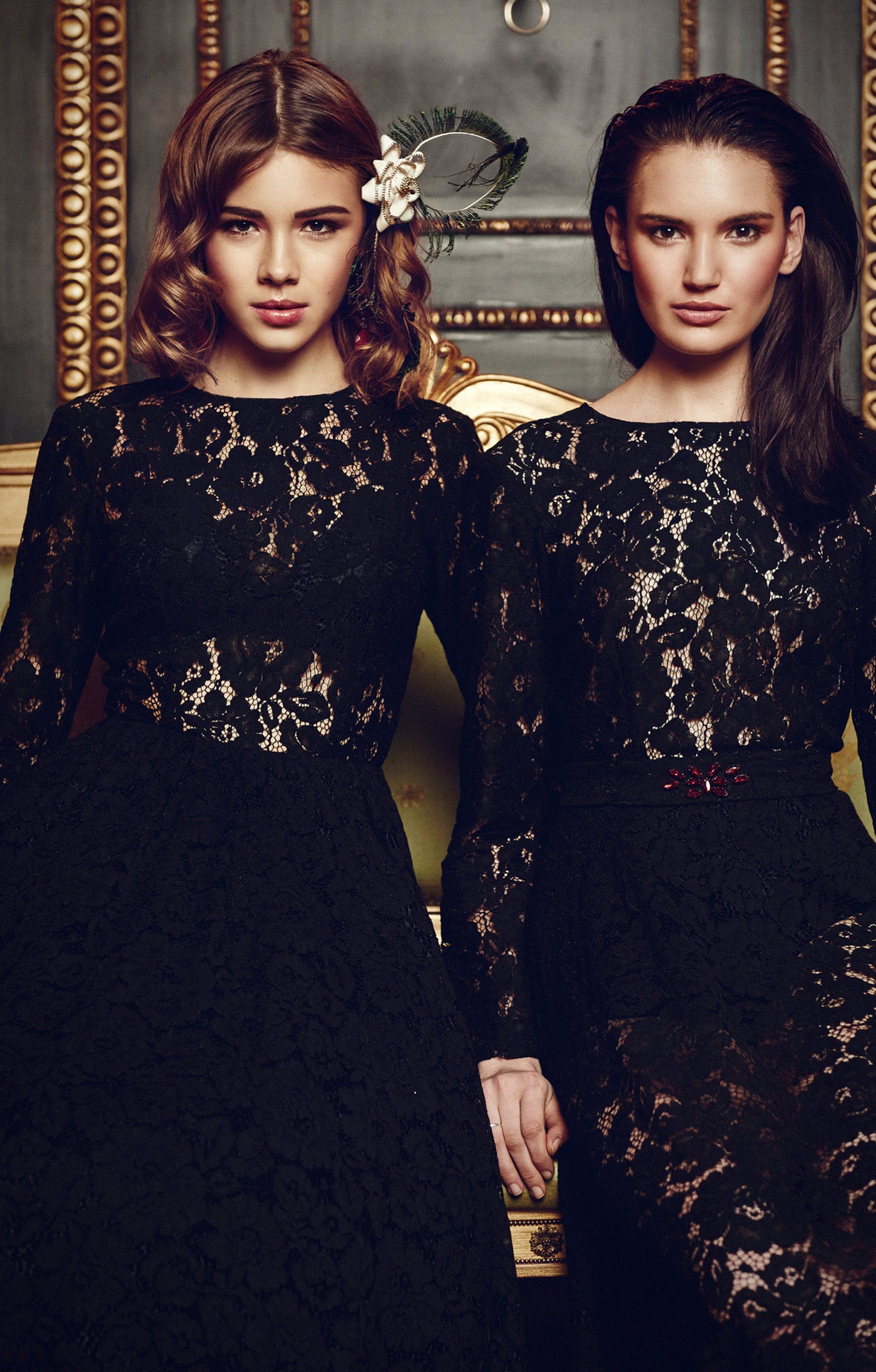 Lace dress "Vicktoria" Black