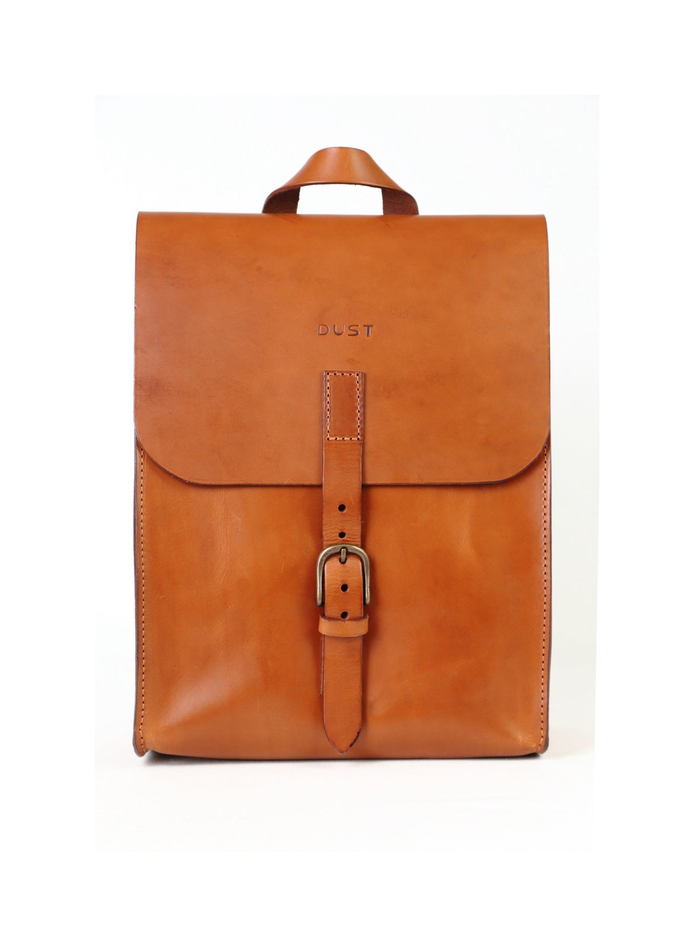 Leather Backpack in Cuoio Brown Mod 120