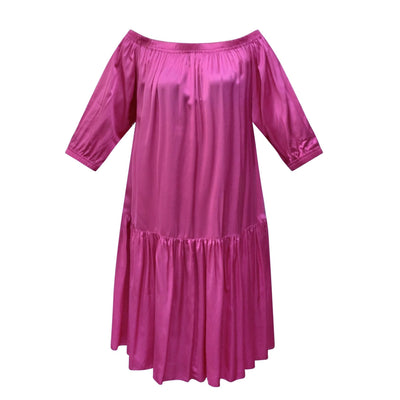 Ausus - Super Pink Midaxi Dress