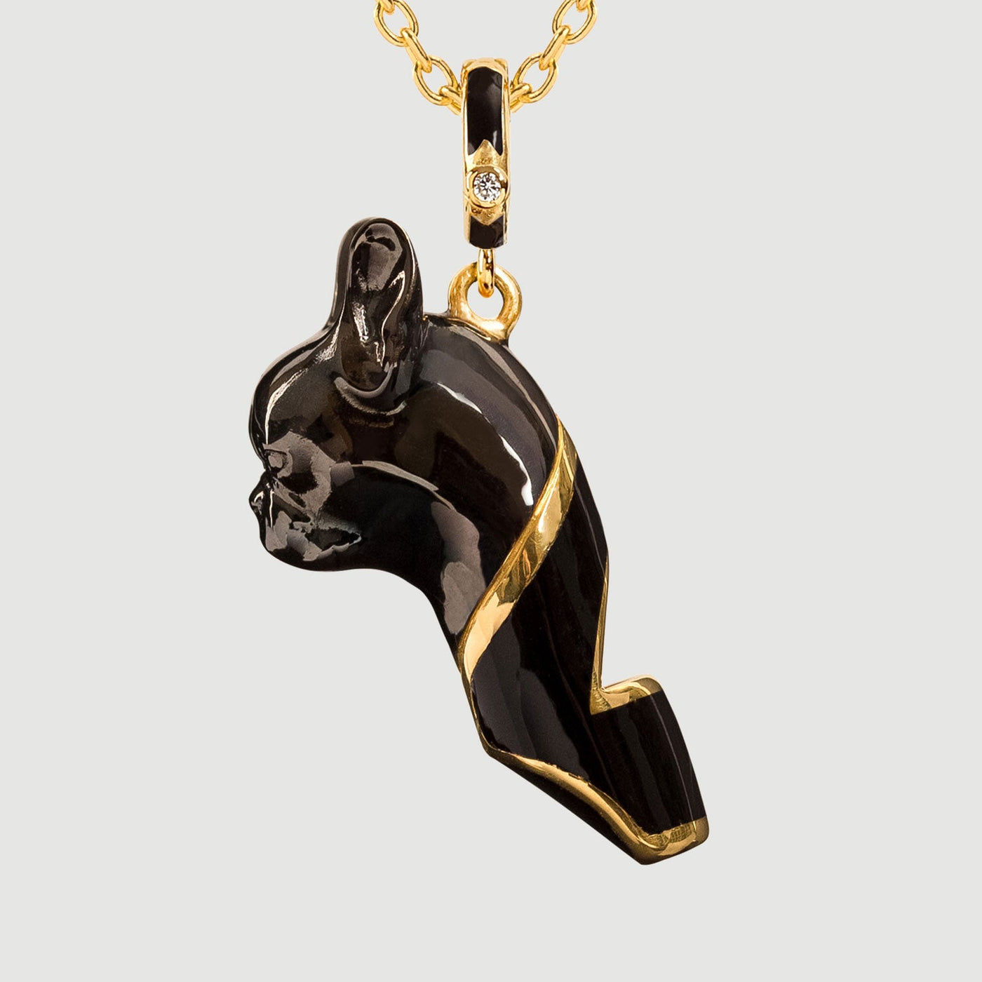 bulldog whistle necklace