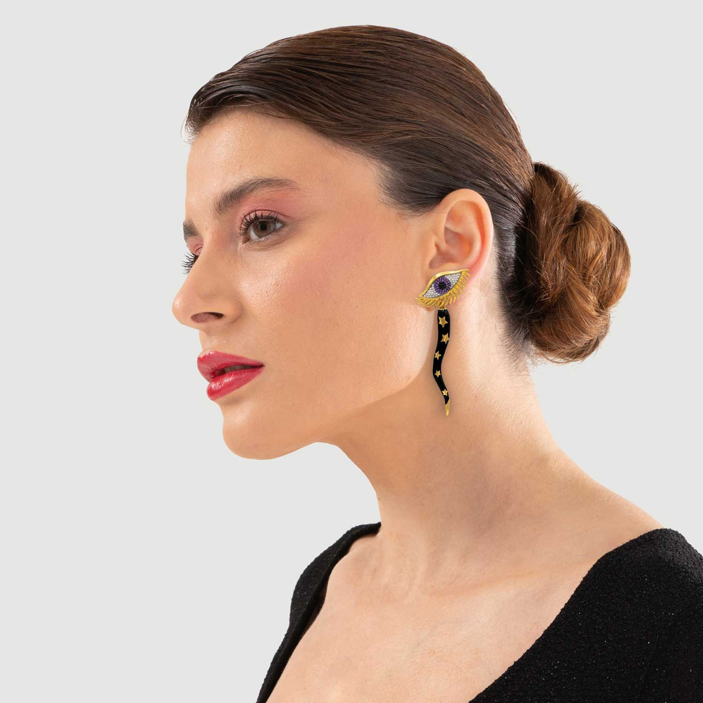 Italian Horn Earrings