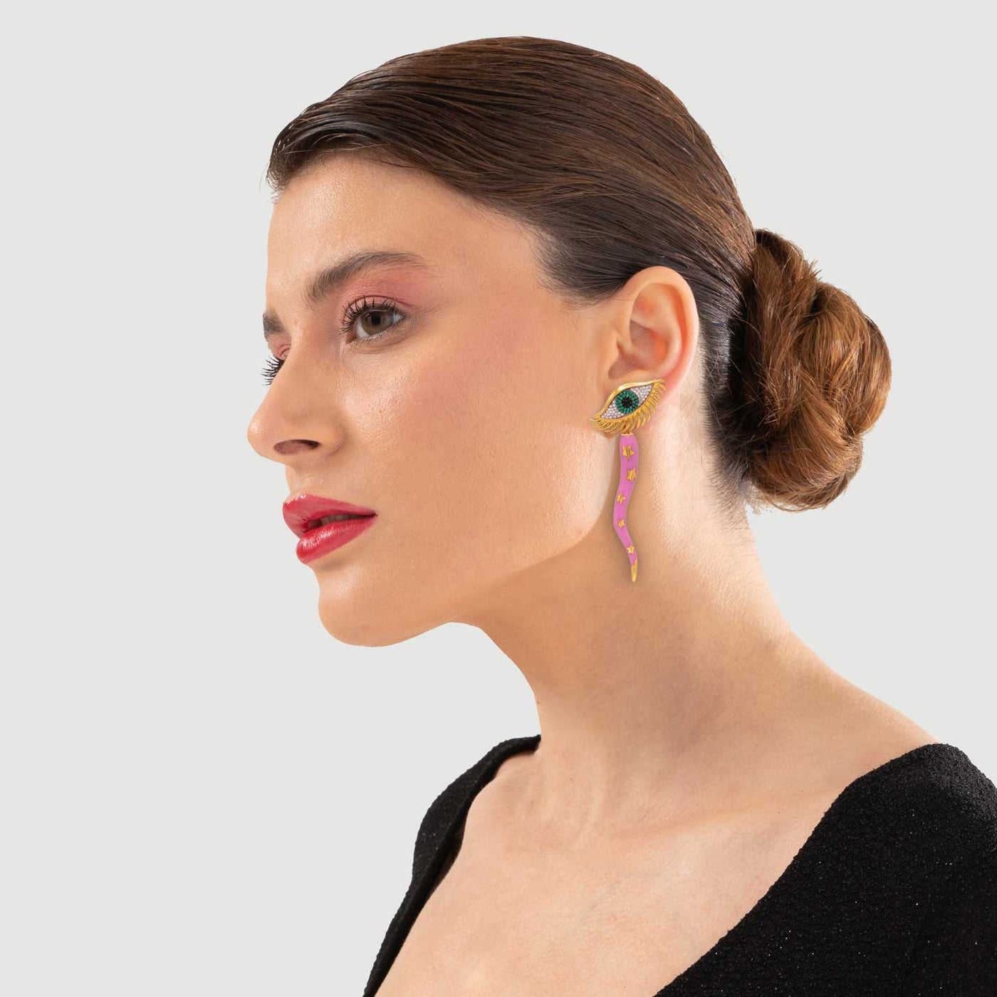 Italian Horn Earrings