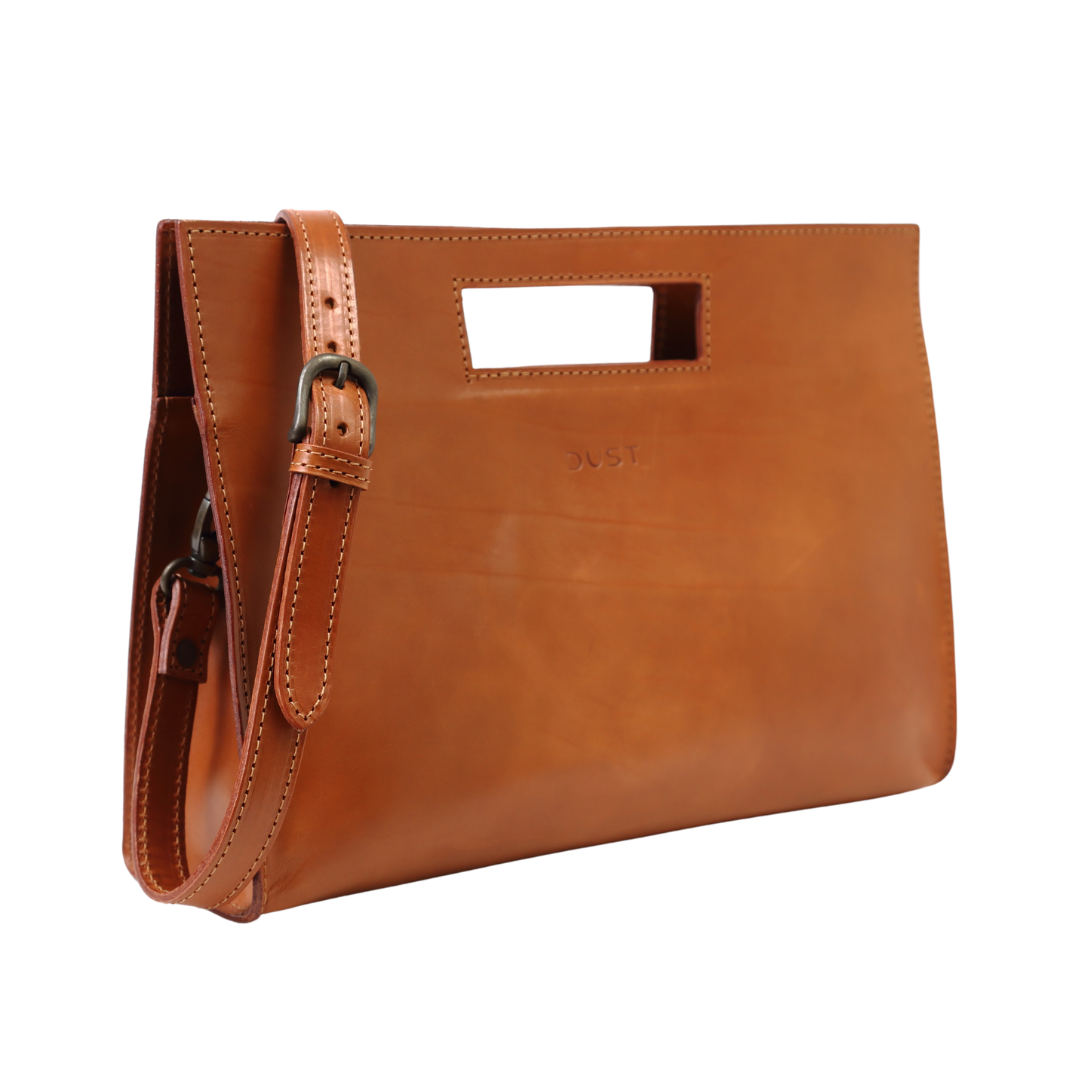 Leather Tote in Cuoio Brown Mod 113