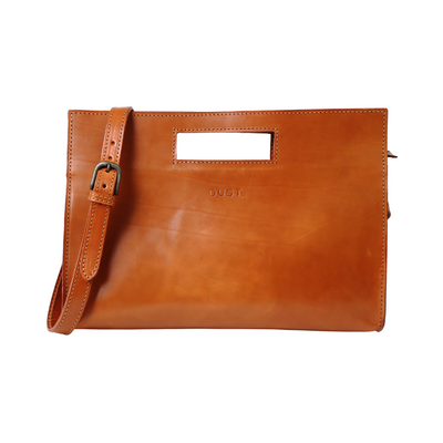 Leather Tote in Cuoio Brown Mod 113