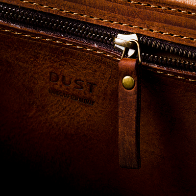 Leather Duffle Bag in Heritage Brown Mod 118