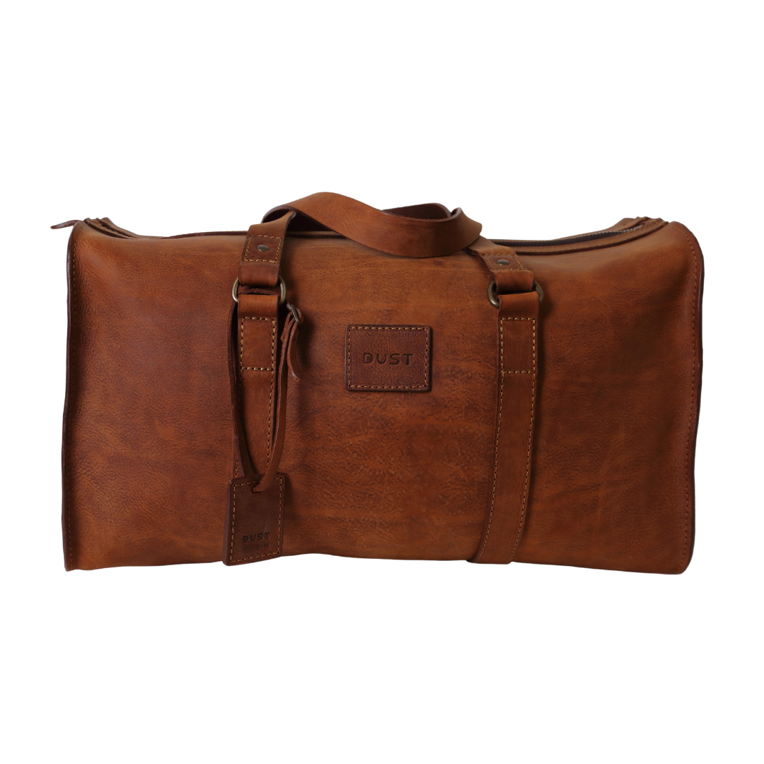 Leather Duffle in  Heritage Brown Mod 123