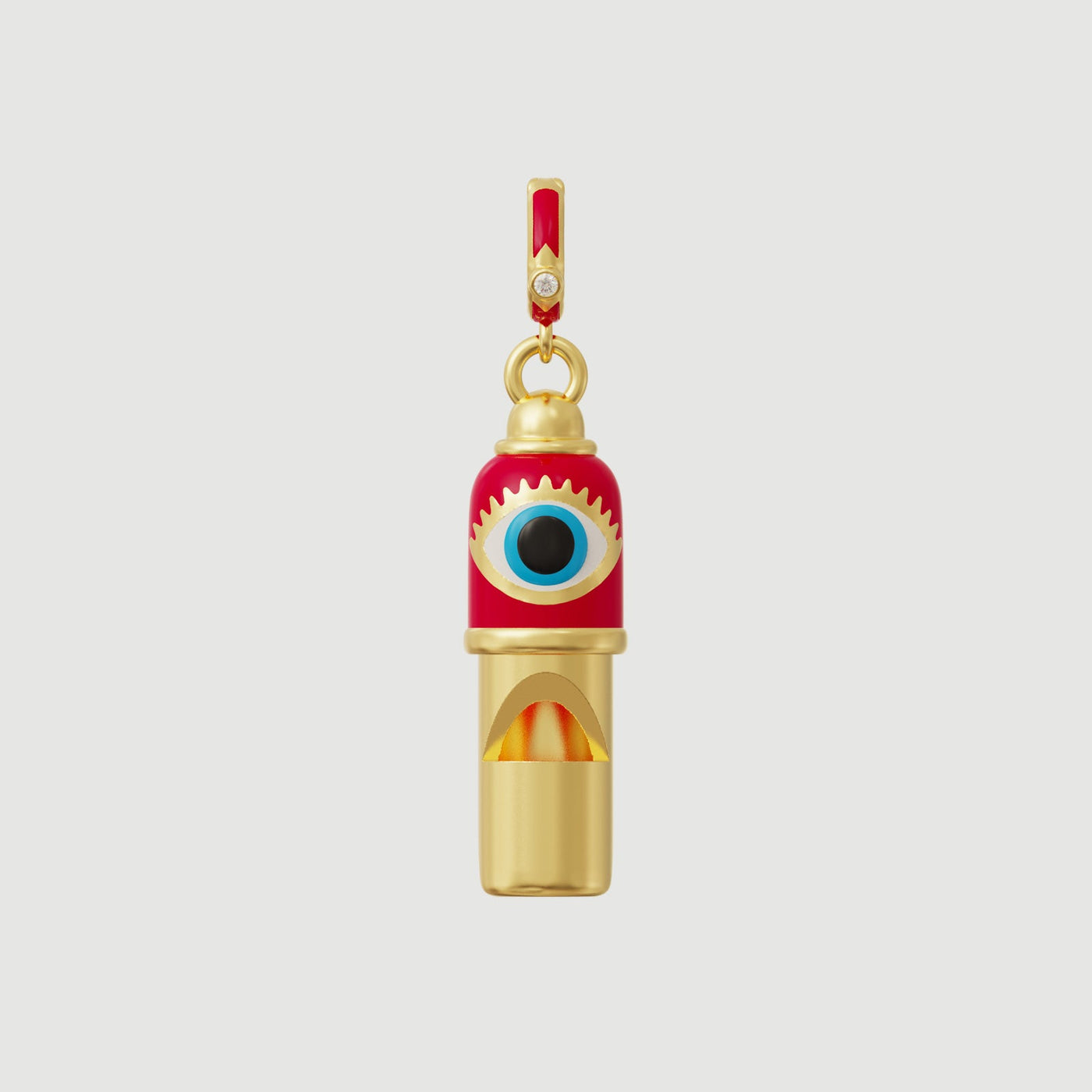 Evil Eye Whistle Pendant