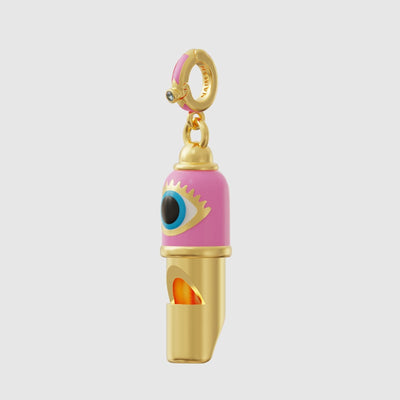 Evil Eye Whistle Pendant