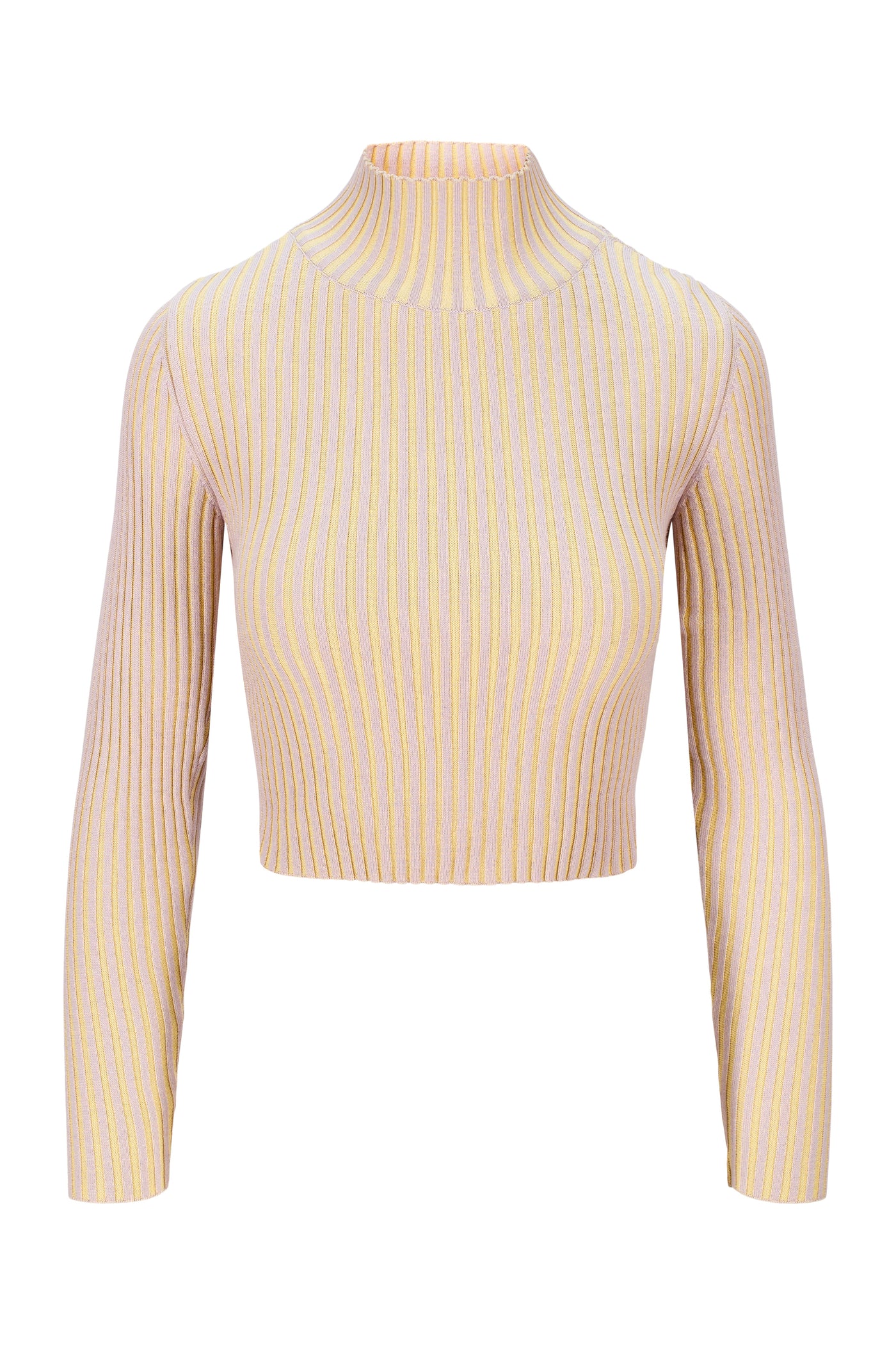 Joy Knitted Sweater - Lilac/Yellow