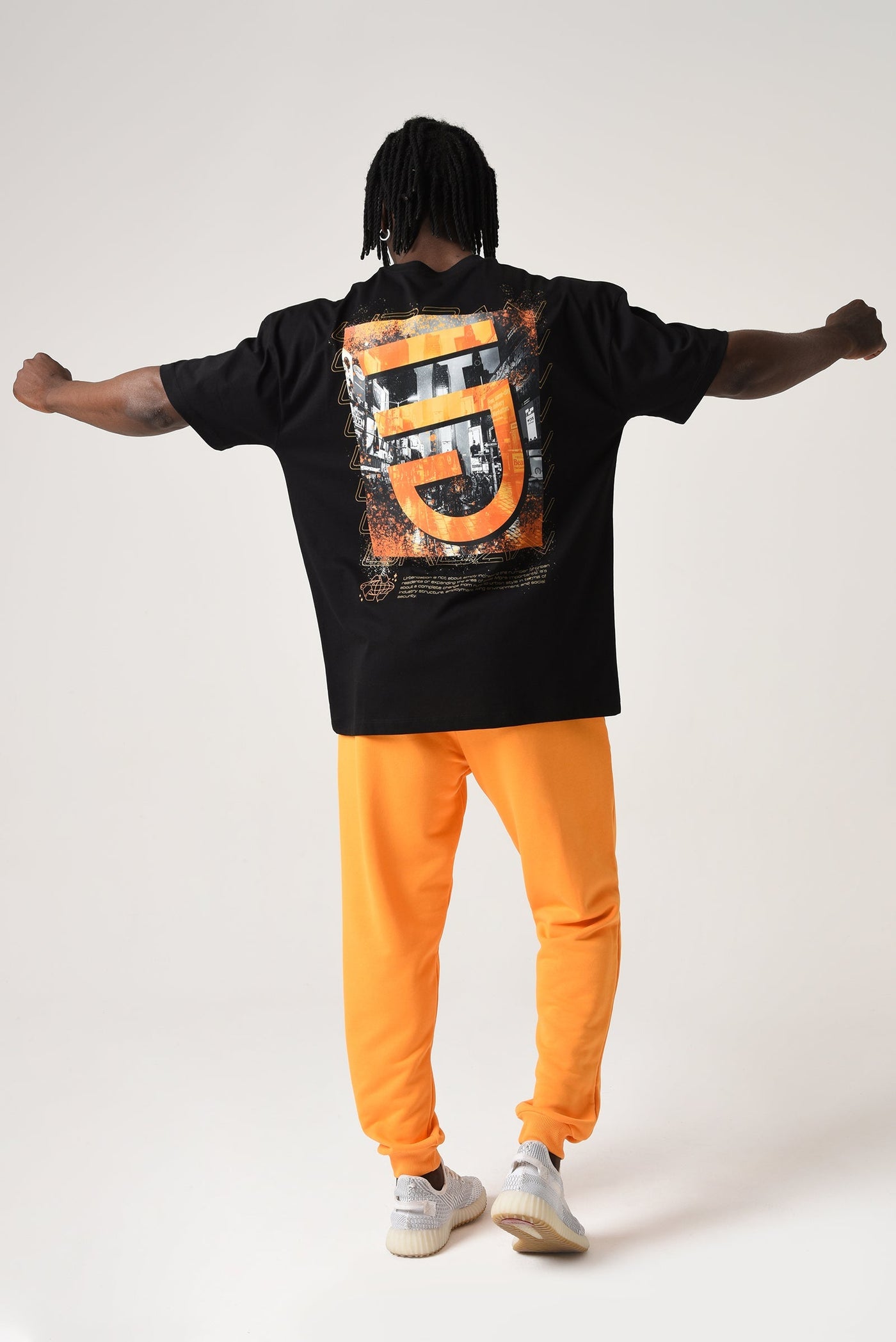 Oversized Neon Tee Orange