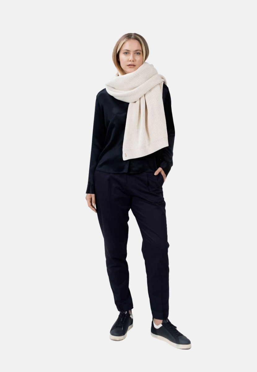 Olden OLA - Blanket Scarf & Throw - Egret