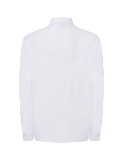 LONG SLEEVE POLO CLASSIC FIT - WHITE