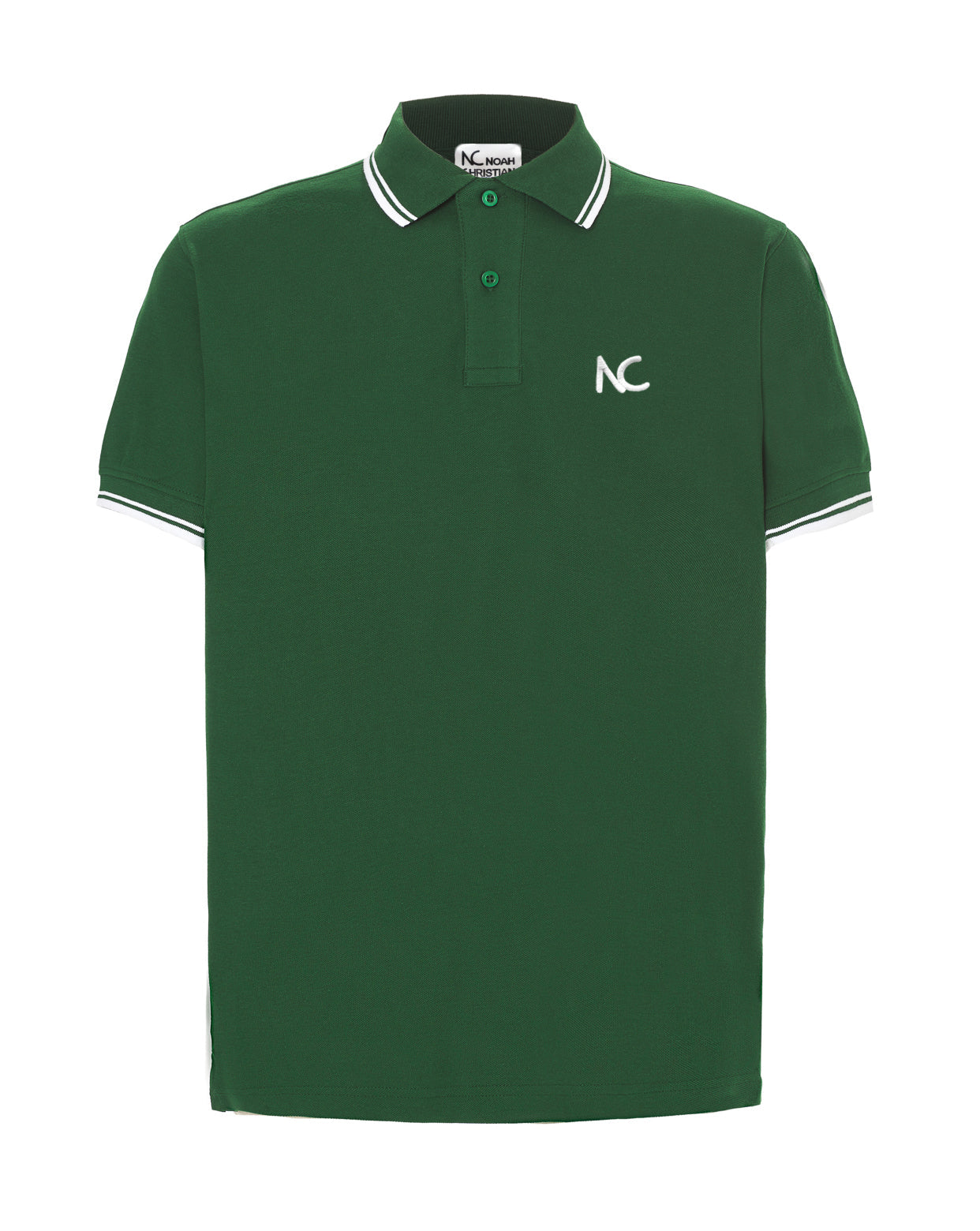 POLO CLASSIC FIT - FOREST GREEN/WHITE