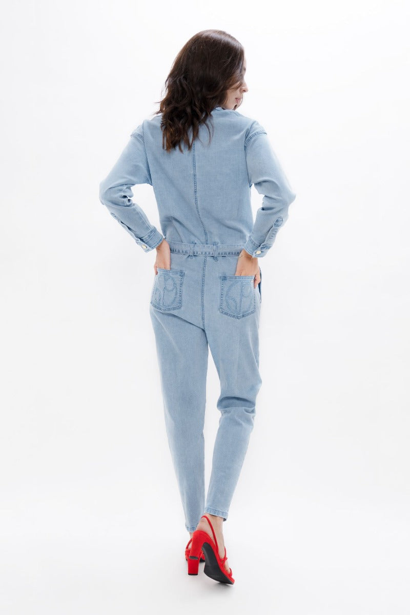 San Francisco  - Denim Boilersuit - Sky