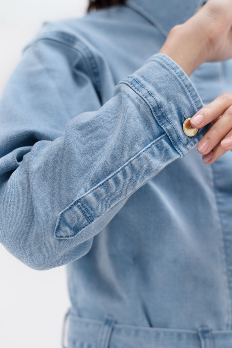 San Francisco  - Denim Boilersuit - Sky