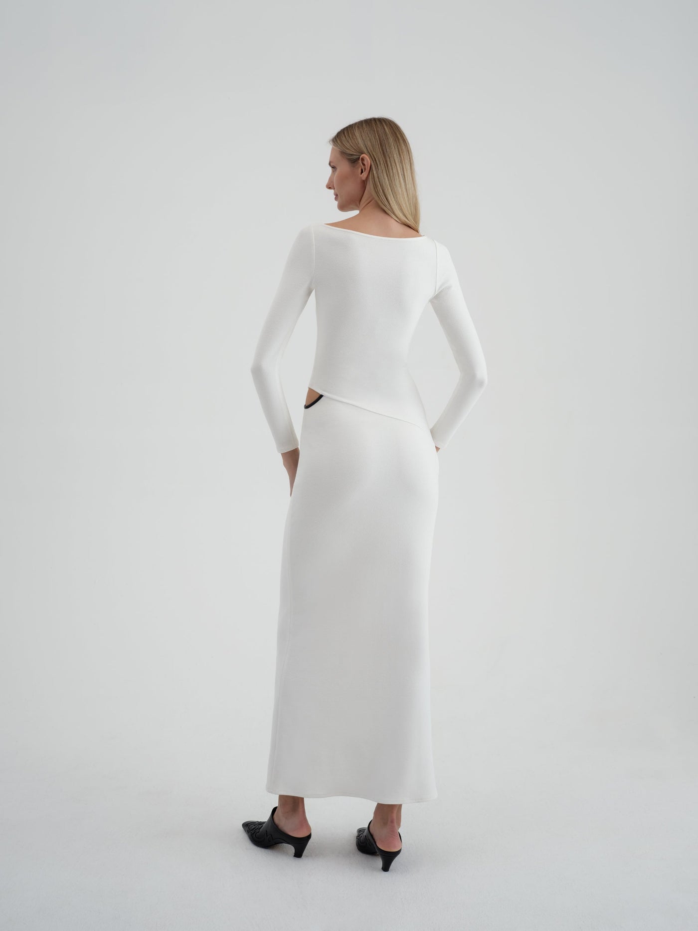 Asymmetrical Dress, Back