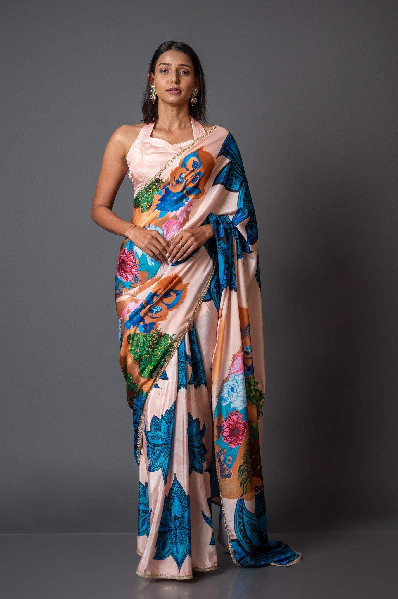 Veera Crepe Saree - KlothinnSareeKLYGTR - 3Veera Crepe Saree - Klothinn