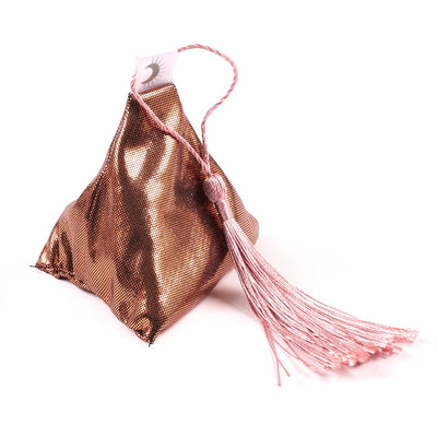 metallic bronze lavender bag