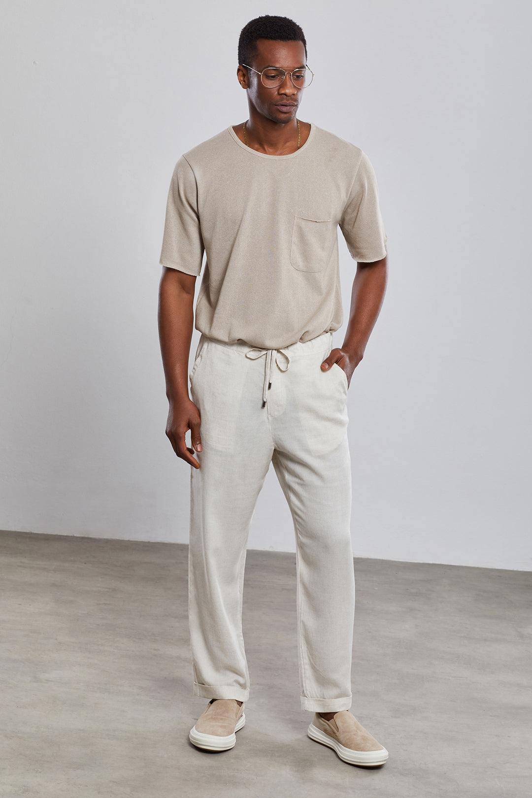 White Mens 100 Linen Beach Tapered Pants Trousers Relaxed Fit | Linen beach  pants, Linen trousers men, Linen trousers