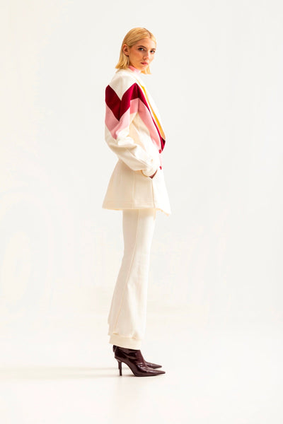 Zig-zag blazer, Ivory by talented.company